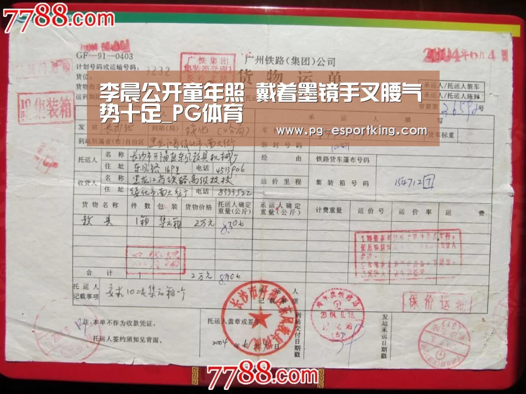 李晨公开童年照 戴着墨镜手叉腰气势十足_PG体育(图2) PG体育